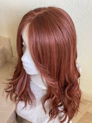 Peluca pelo natural. Gisela Mayer. Apta oncologica