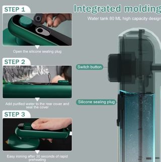 Mini Plancha Portátil, Plancha de Viaje, 40W