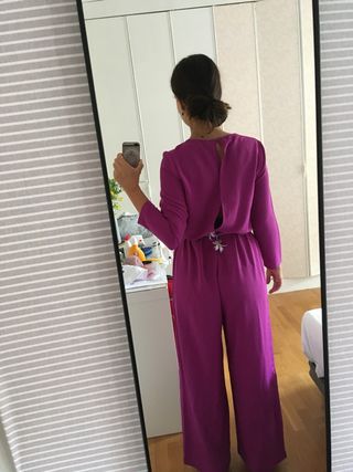 Mono lila/buganvilla de fiesta