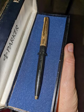 Bolígrafo azul Parker