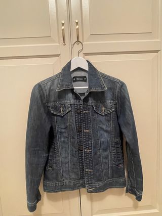 chaqueta tejana BLANCO