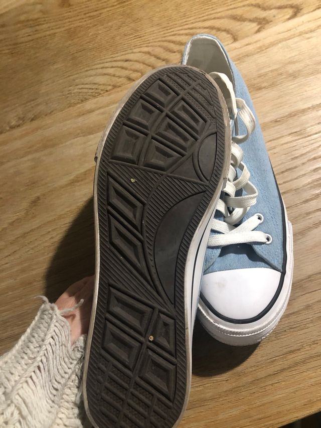 Zapatillas tela  vaquera numero 40