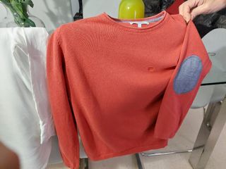 Sudadera hombre roja 