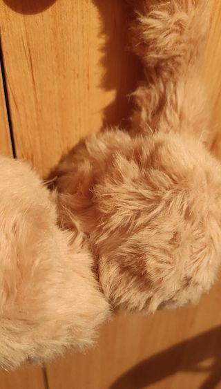 Orejeras para niña de pelo.