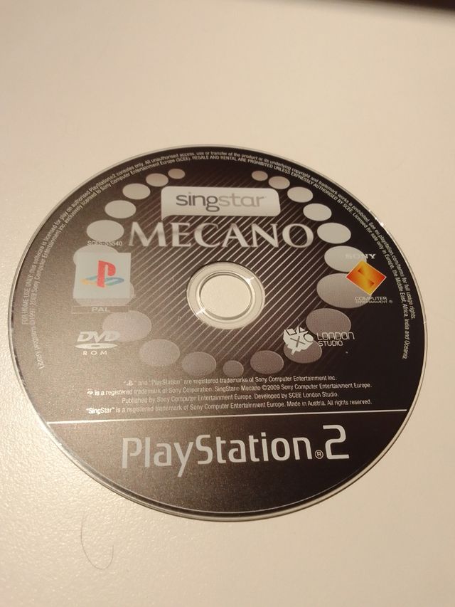 Lote de 2 SingStar PS2 + 2 micrófonos