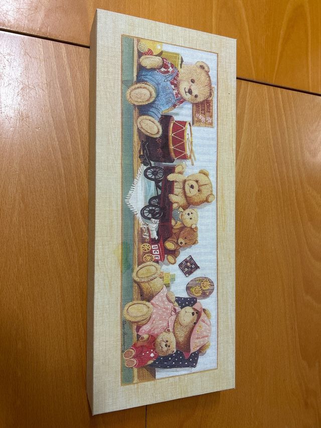 juego de cuadros de tela infantil