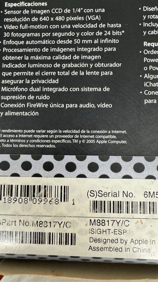 camara apple isigth