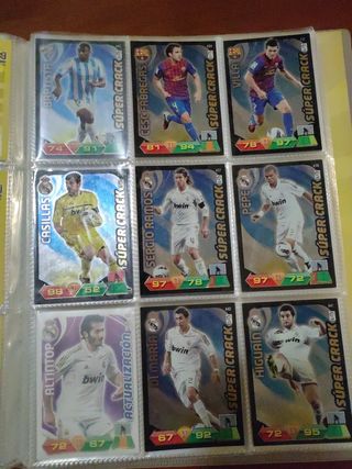 Adrenalyn cromos de futbol 2011-2012