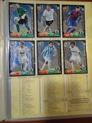 Adrenalyn cromos de futbol 2011-2012