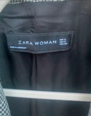 blazer con lana Zara talla S
