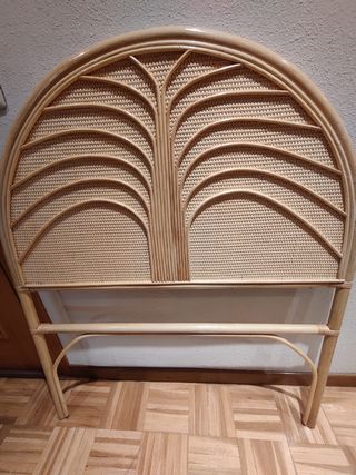 Cabecero mimbre