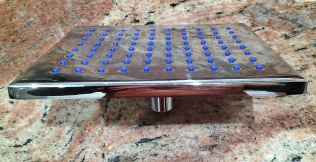 ROCIADOR DUCHA (ARCACHOFA) RECTANGULAR, ACERO INOX