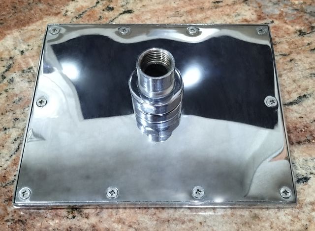 ROCIADOR DUCHA (ARCACHOFA) RECTANGULAR, ACERO INOX