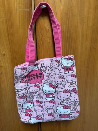 Bolsa tela dibujos Hello Kitty