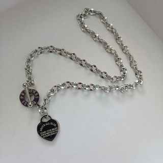 Oferta! ACERO Inoxidable Collar CORAZÓN en cadena
