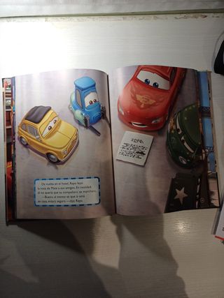 Libro de Cars 2 Disney