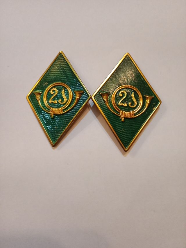 INSIGNIAS ROMBOS CAZADORES MONTAÑA 21