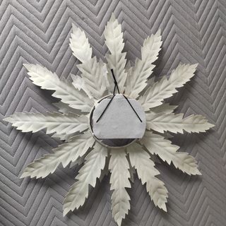 Lampara forja aplique sol Eguzkilore adorno