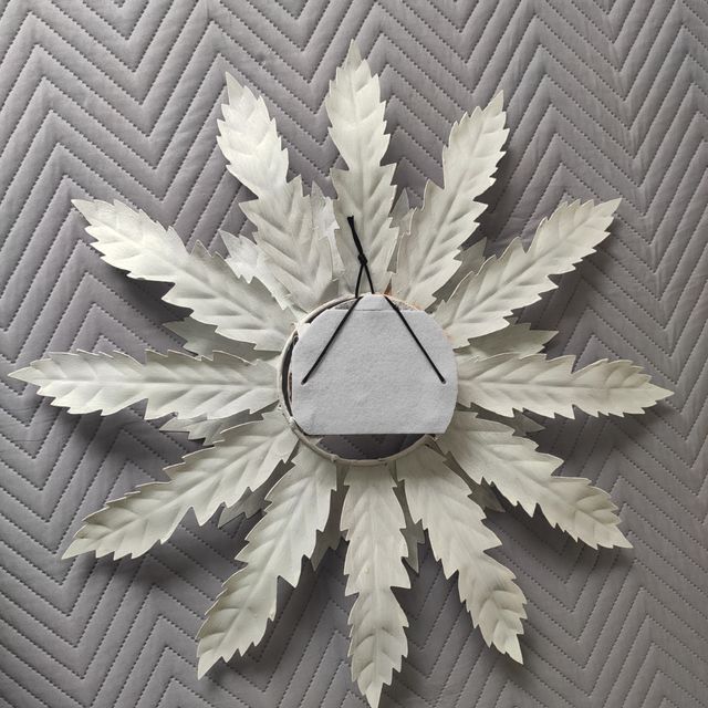 Lampara forja aplique sol Eguzkilore adorno