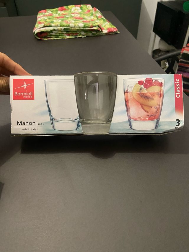 Set 3 bicchieri Bormioli Classic Manon