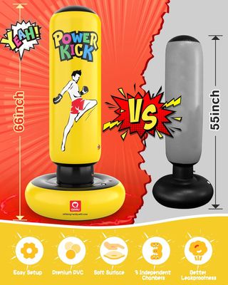 Saco de boxeo hinchable 170cm aprox.