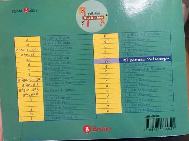 Libro "El pirata Policarpo"