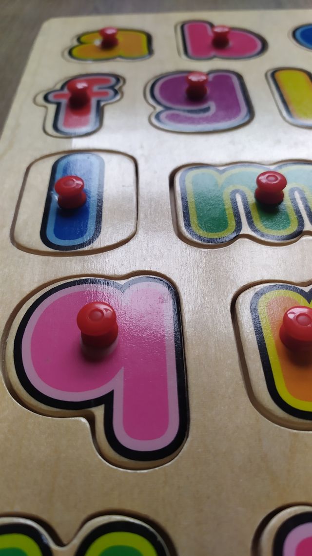 Puzzle madera abecedario