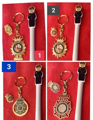 BOLIGRAFO+LLAVERO DE POLICIA NACIONAL