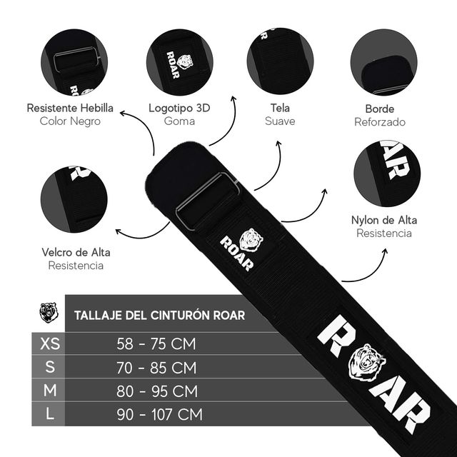 Cintura lombare da ginnastica Roar®