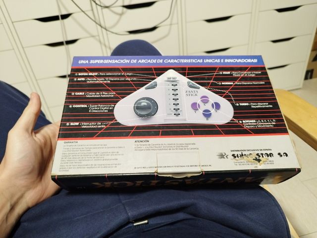 Fantastic SUPER-NES Joystick en caja