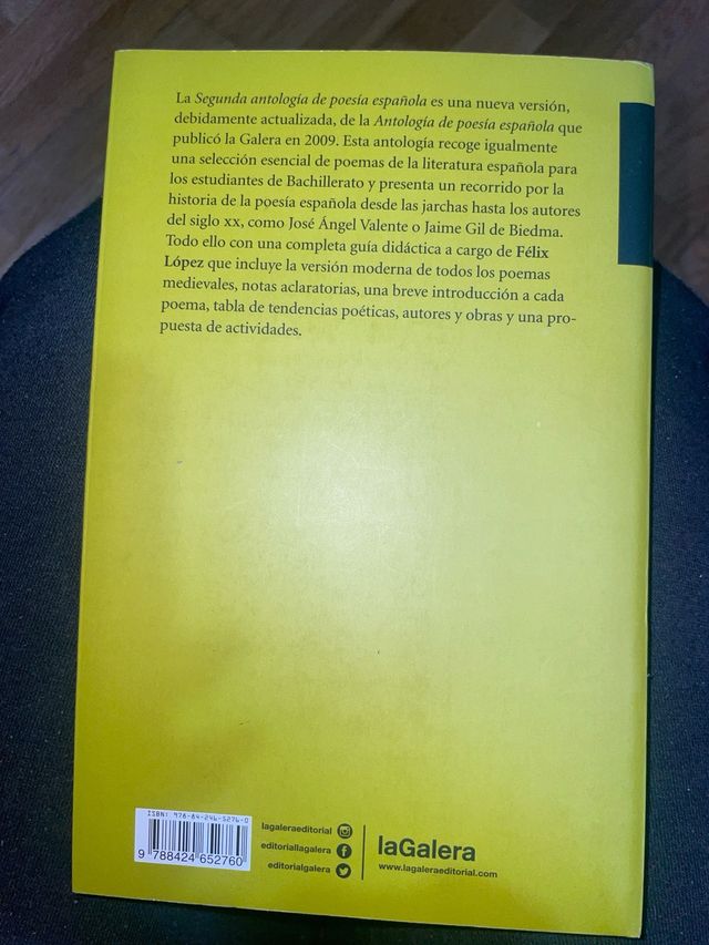 Segunda Antologia de la poesía española