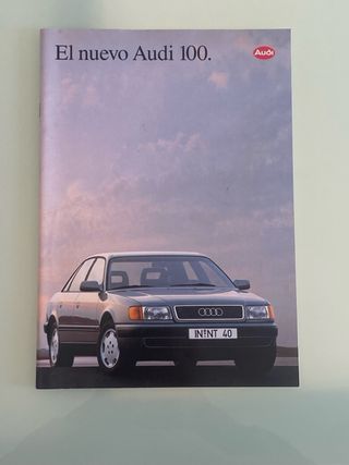 CATALOGO AUDI 100 AÑOS 90 castellano español