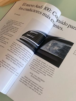 CATALOGO AUDI 100 AÑOS 90 castellano español