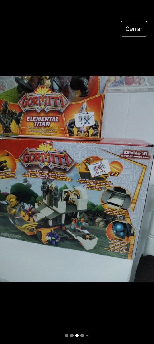 Gormiti y barco iskador