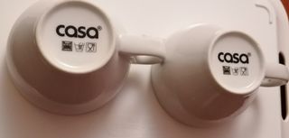 juego 2 tazas para Capuccino. 