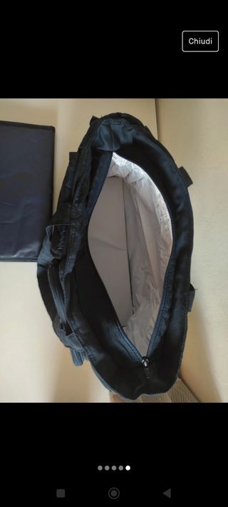 Borsa portaoggetti con fasciatoio da