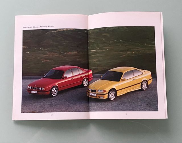CATALOGO BMW modelos 1993 en inglés