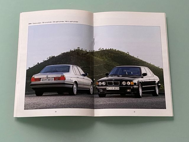 CATALOGO BMW modelos 1993 en inglés