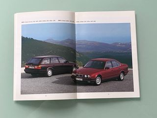 CATALOGO BMW modelos 1993 en inglés