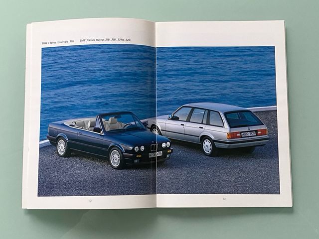 CATALOGO BMW modelos 1993 en inglés