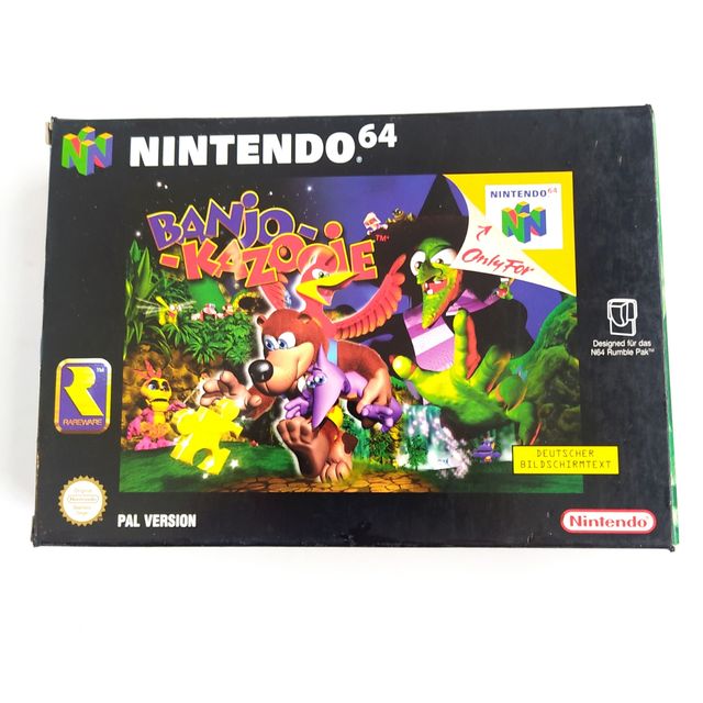 BANJO KAZZOIE N64 PAL VIDEOJUEGO ORIGINAL VINTAGE