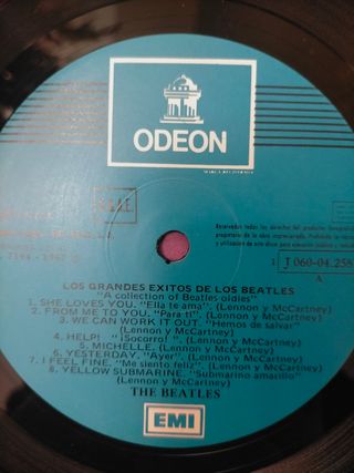 Disco de vinilo beatles