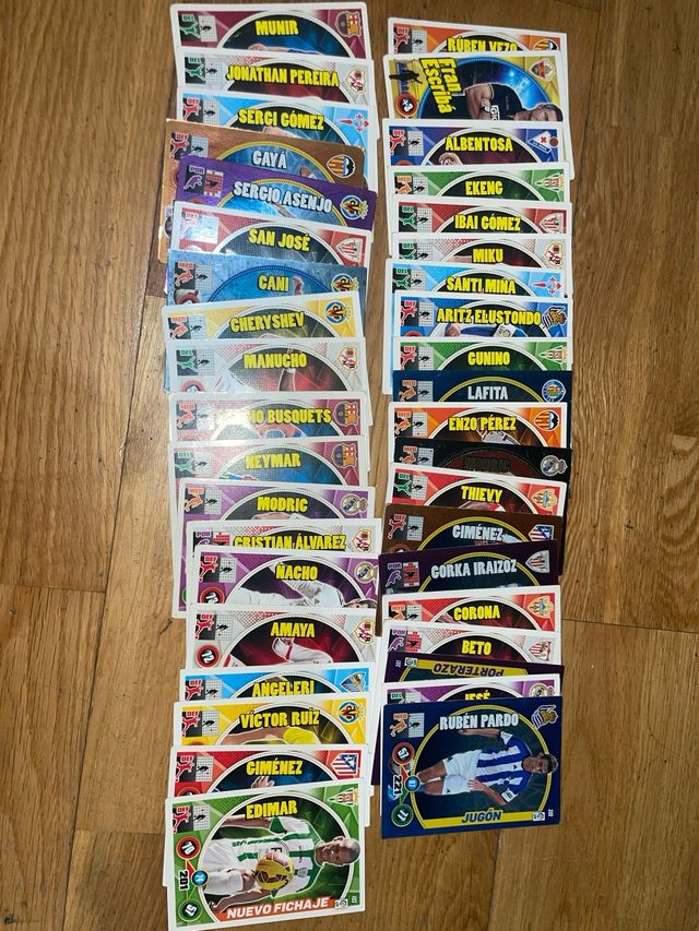 Lote de 41 cromos del Fifa 14-15