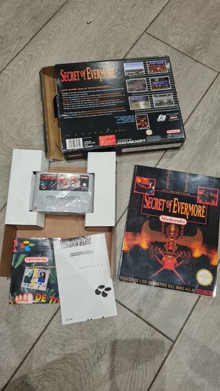 SECRET OF EVERMORE SUPER NES