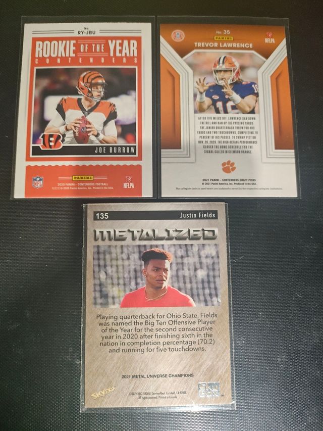 Cartas Rookie QB NFL