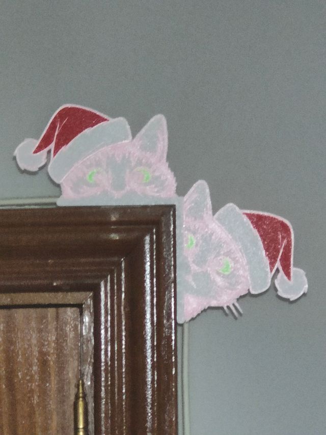 Decoración puerta navidad