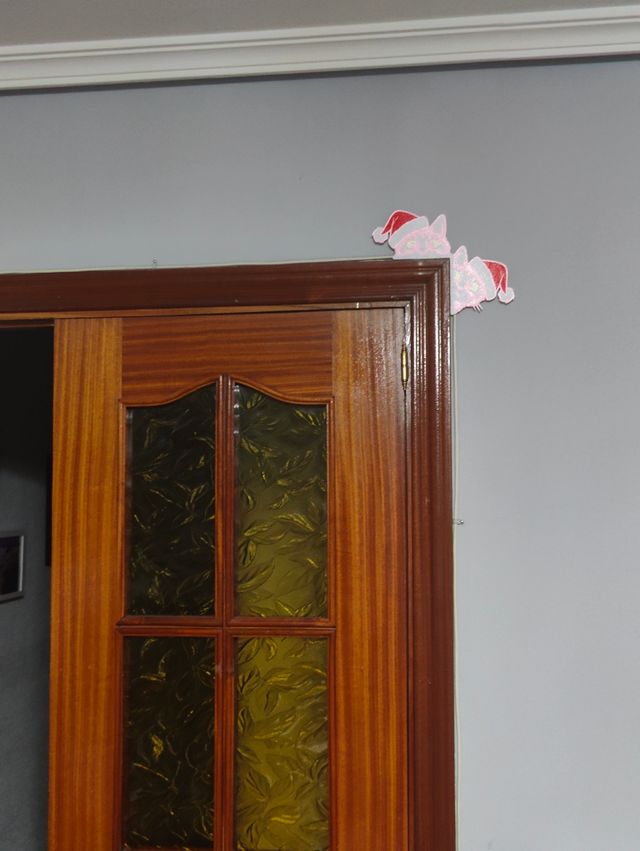 Decoración puerta navidad