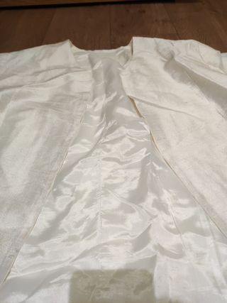 Chaqueta mujer raso tipo levita 