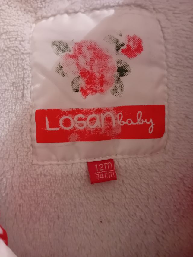 Abrigo bebé 12 meses. Marca Losan.
