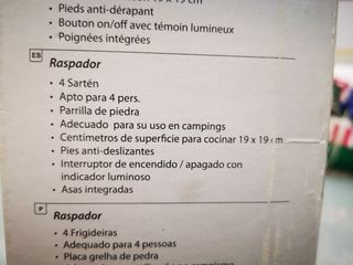 Plancha cocina a la piedra